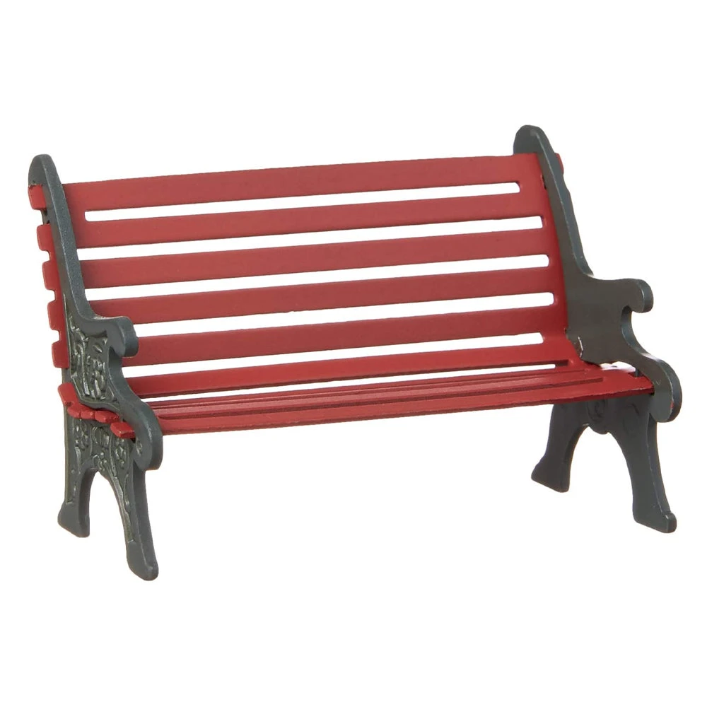 Buy π Department 56 Red Wrought Iron Park Bench From Dept 56 β 3 Department 56 Red Wrought Iron Park Bench From Dept 56