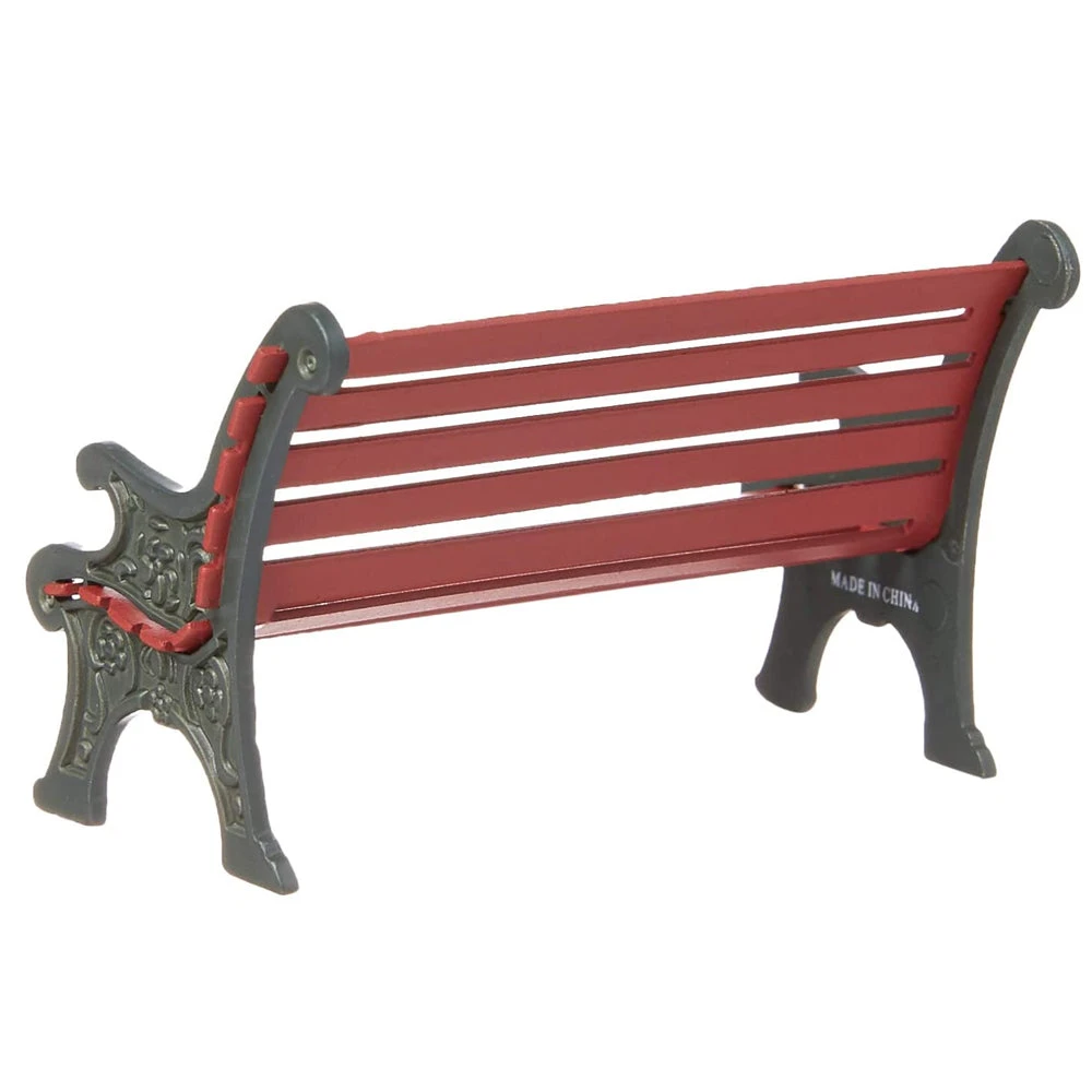 Buy π Department 56 Red Wrought Iron Park Bench From Dept 56 β 4 Department 56 Red Wrought Iron Park Bench From Dept 56