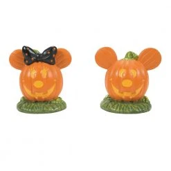 Department 56 Mickey's Pumpkintown Topiaries From Dept 56 Disney Village