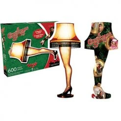 Aquarius Toys And Games 600pc Leg Lamp 2 Sided Puzzle From A Christmas Story