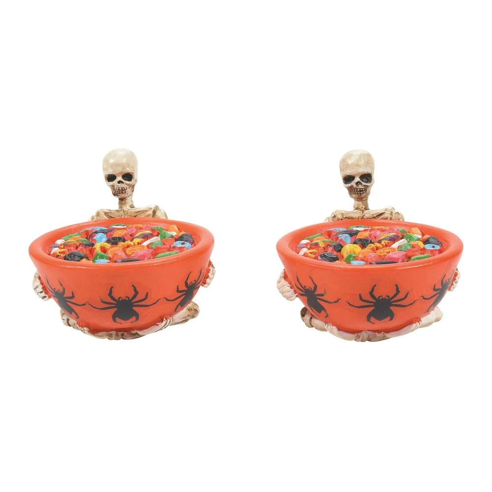 New π Department 56 Trick Or Dare Treat Bowls From Dept 56 π Halloween Snow Village β€οΈ 3 Department 56 Trick Or Dare Treat Bowls From Dept 56 Halloween Snow Village