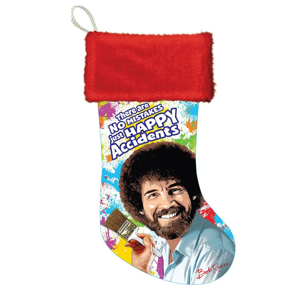 Wholesale π Kurt Adler Bob Ross Splatter Pattern Stocking π 3 Kurt Adler Bob Ross Splatter Pattern Stocking