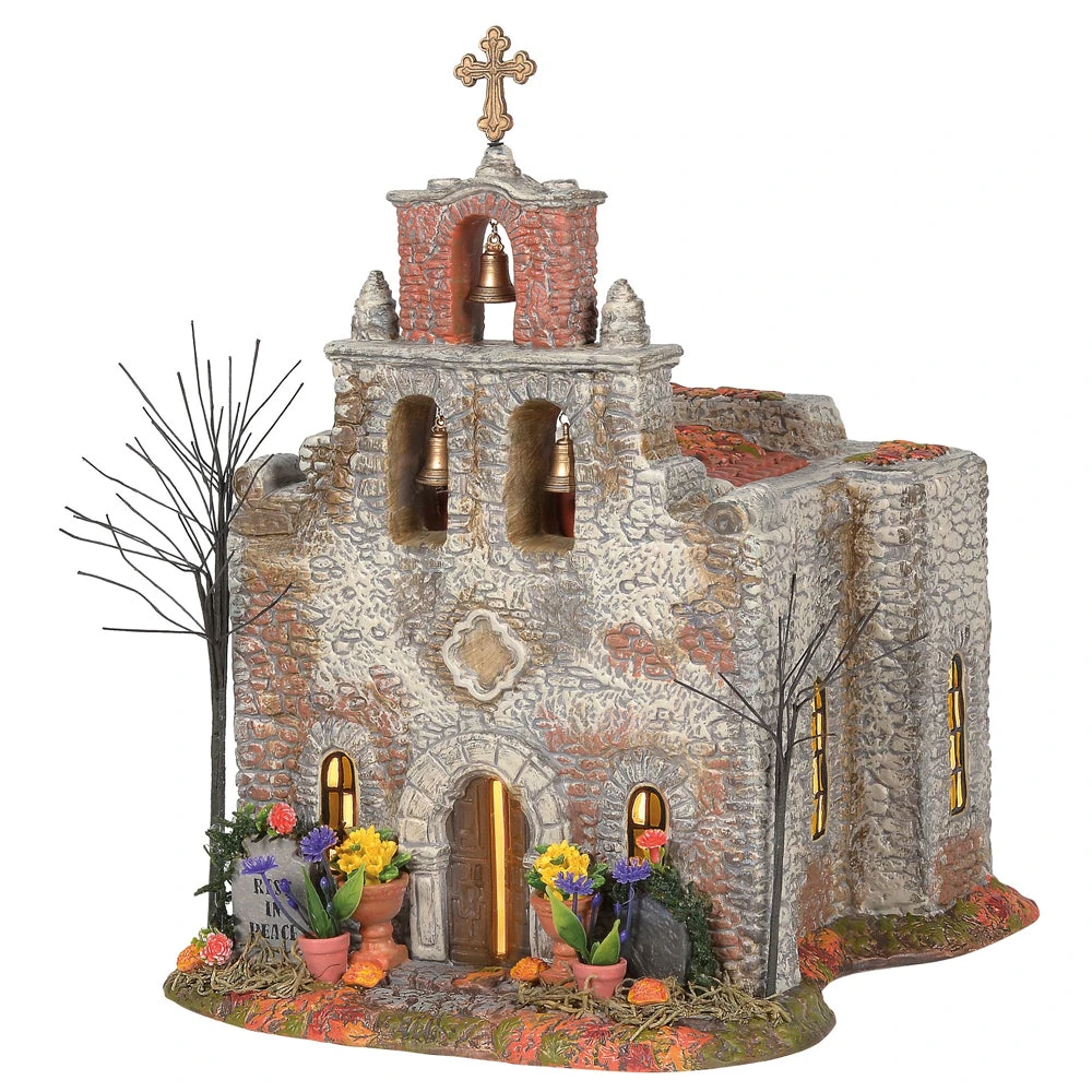 Hot Sale โญ Department 56 *RETIRED* Day Of The Dead Church From Dept 56 Halloween Snow Village ๐ 3 Department 56 *RETIRED* Day Of The Dead Church From Dept 56 Halloween Snow Village