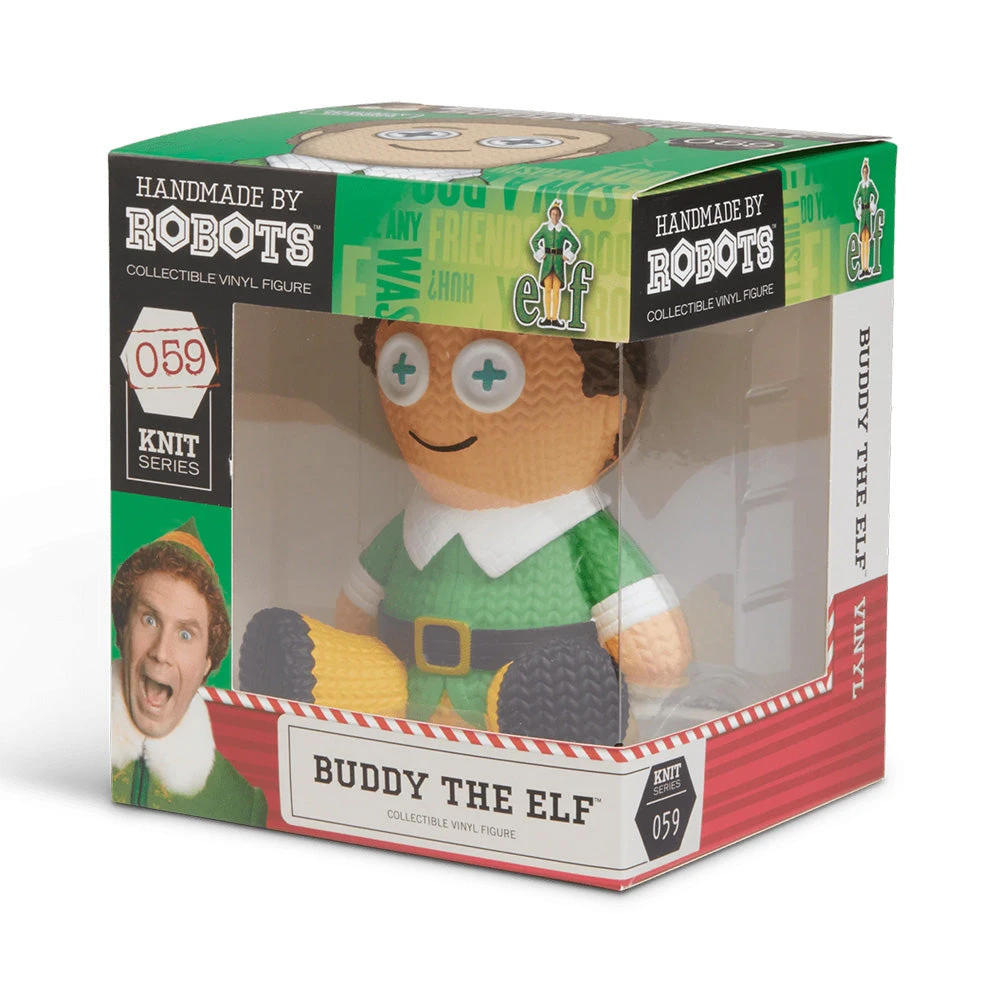 Promo ⌛ Toys And Games Buddy The Elf Handmade By Robots Vinyl Figurine From Elf The Movie ✔️ 5 Toys And Games Buddy The Elf Handmade By Robots Vinyl Figurine From Elf The Movie