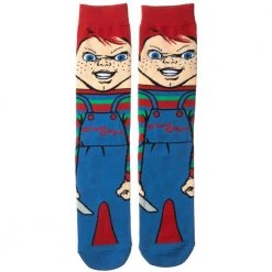 BioWorld Chucky 360 Crew Socks From Child's Play