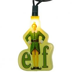 Kurt Adler Elf The Movie String Light Set Holiday Movies